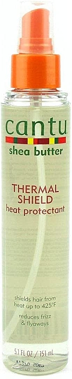 Spray termoochronny do włosów - Cantu Shea Butter Thermal Shield Heat Protectant — Zdjęcie N1