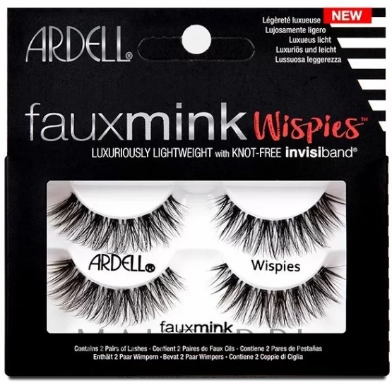 Zestaw sztucznych rzęs - Ardell Faux Mink Multipack Twin Pack Wispies — Zdjęcie 4 szt.