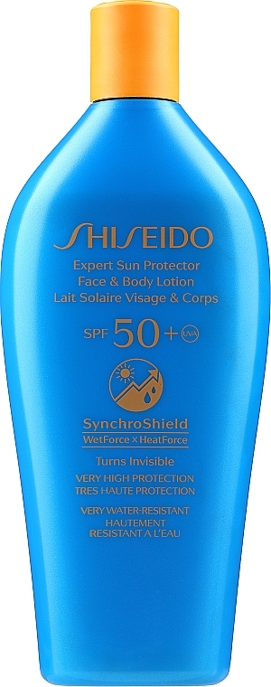 PRZECENA! Krem nawilżający do twarzy i ciała z ochroną przeciwsłoneczną SPF 50 - Shiseido Sun Expert Protection Face and Body Lotion SPF50 * — Zdjęcie N2