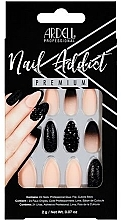 Zestaw sztucznych paznokci - Ardell Nail Addict Premium Artifical Nail Set Black Stud & Pink Ombre — Zdjęcie N1