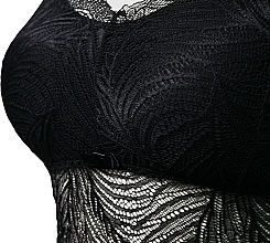 Koronkowy top, czarny - Lolita Accessories — Zdjęcie N4