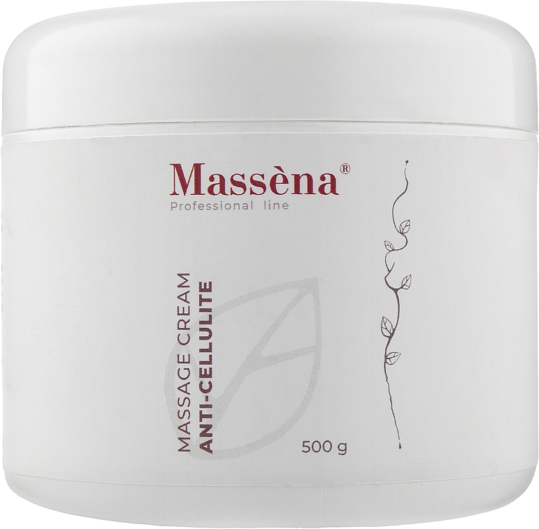 Antycellulitowy krem do masażu do ciała	 - Massena Cellulite`s Blemishes Massage Cream — Zdjęcie N1