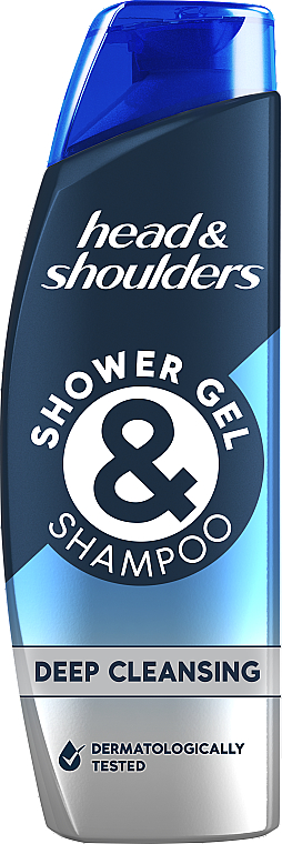 Żel pod prysznic i szampon przeciwłupieżowy Głębokie oczyszczenie - Head & Shoulders Deep Cleansing Shower Gel & Shampoo — Zdjęcie N2