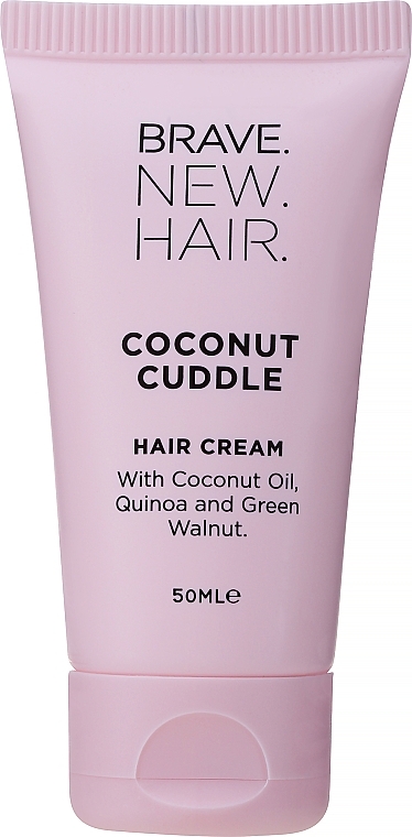 PREZENT! Nawilżający krem ​​do włosów bez spłukiwania - Brave New Hair Coconut Cuddle Hair Cream — Zdjęcie N1