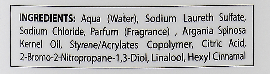 Żel pod prysznic z olejem arganowym - Parisienne Italia Fiorile Organ Body Wash — Zdjęcie N3