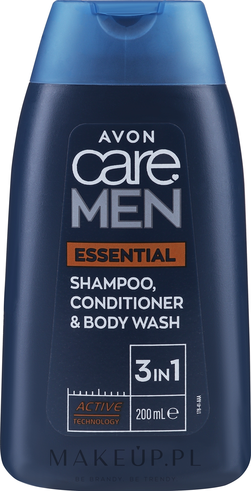 Szampon, odżywka i żel do mycia 3 w 1 dla mężczyzn - Avon Care Man Essentials Shampoo Conditioner And Body Wash — Zdjęcie 200 ml