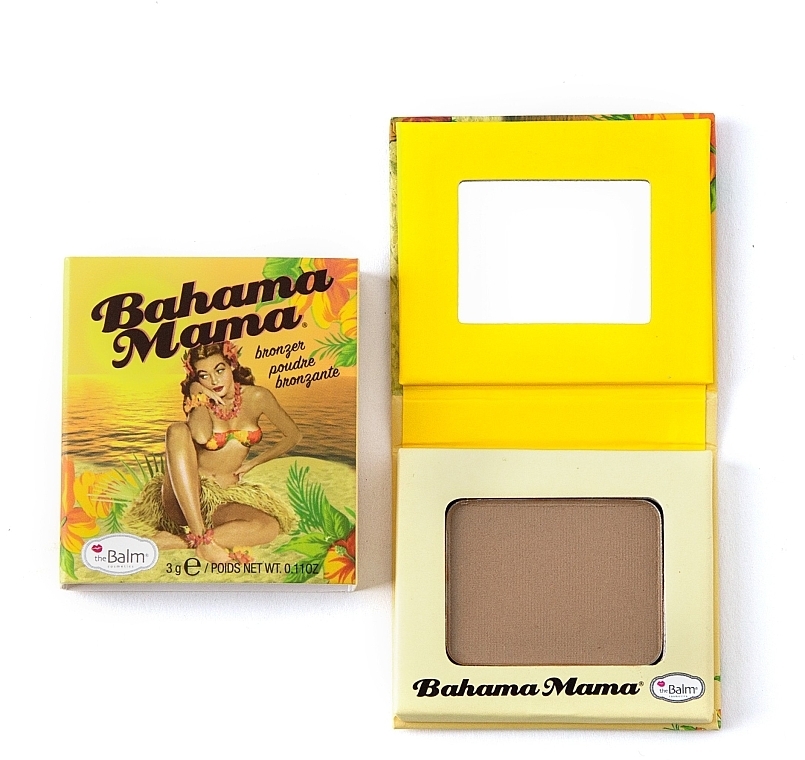Bronzer do twarzy (miniprodukt) - theBalm Bahama Mama Bronzer Travel 