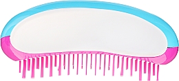 Szczotka do włosów, niebiesko-biała - Twish Spiky 1 Hair Brush Sky Blue & White — Zdjęcie N3