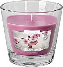 Świeca aromatyczna premium w szkle Spa Garden - Bispol Premium Line Scented Candle Spa Garden — Zdjęcie N1