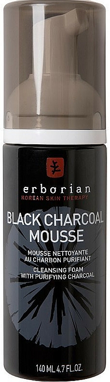Oczyszczająca pianka do twarzy z węglem drzewnym - Erborian Black Charcoal Mouse Cleansing Foam With Purifying Charcoal — Zdjęcie N1