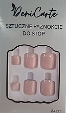 Tipsy do stóp, 24 sztuki - Deni Carte Nails 7264 — Zdjęcie N1