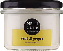 Kup Świeca zapachowa Gruszka i imbir - Melli Care Pearl & Ginger Soy Wax Scented Candle