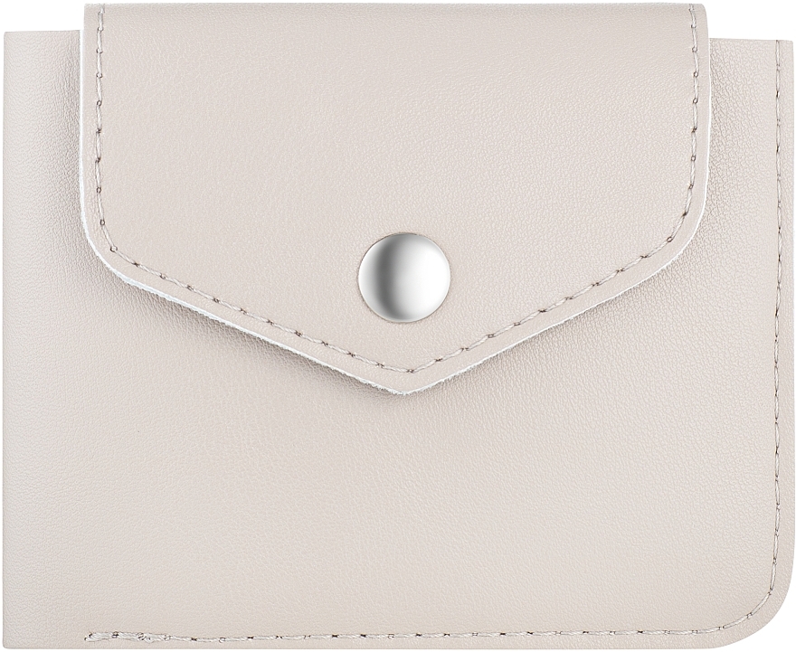 Beżowy portfel w pudełku prezentowym „Classy” - MAKEUP Bi-Fold Wallet Beige — Zdjęcie N1