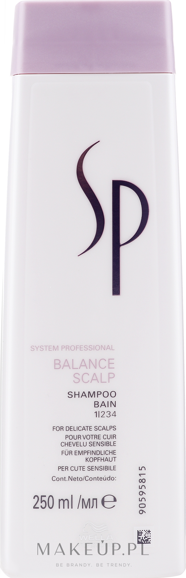Szampon kojący do wrażliwej skóry głowy - Wella SP Balance Scalp Shampoo — Zdjęcie 250 ml