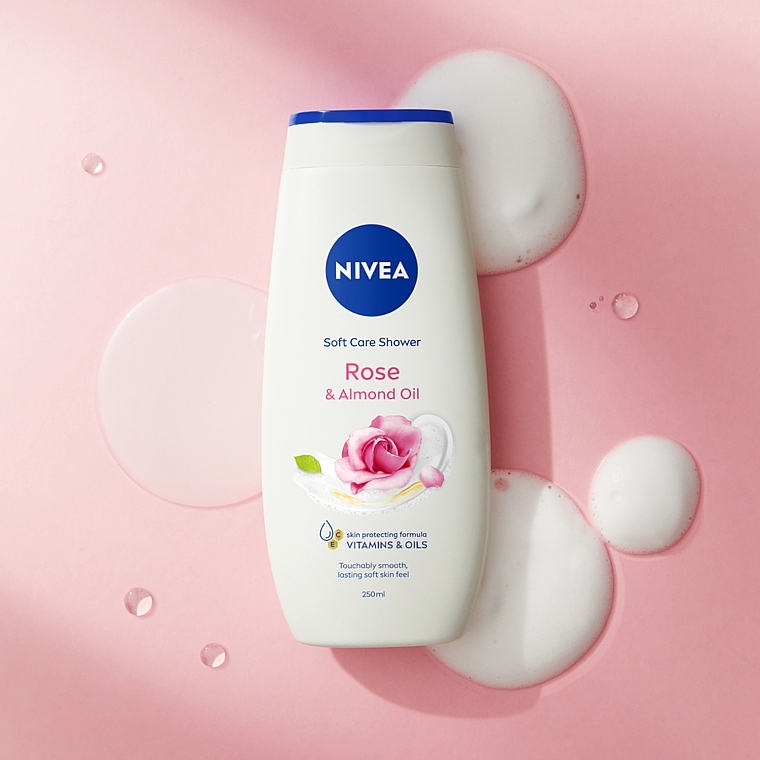 Zestaw - NIVEA Rose Garden (sh/gel/250ml + deo/150ml) — Zdjęcie N8