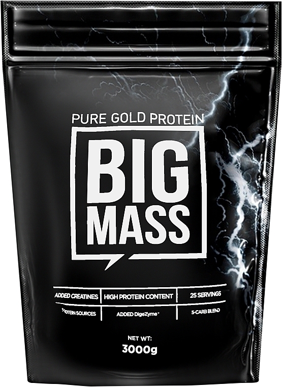 Gainer, wanilia - Pure Gold Big Mass Gainer Vanilla — Zdjęcie N1