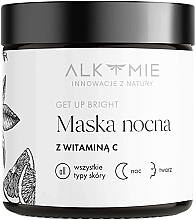 Nocna maska na twarz z witaminą C - Alkmie Get Up Bright — Zdjęcie N1