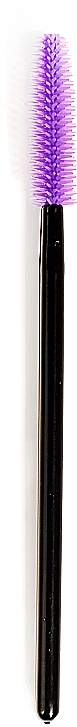 Silikonowa szczoteczka do rzęs i brwi, fioletowa - Taptap — Zdjęcie N1