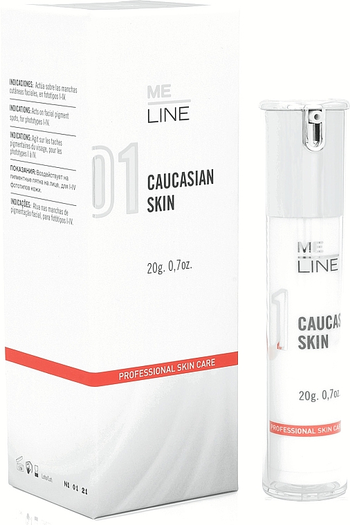 Aktywna maska peelingująca z kwasami - Me Line 01 Caucasian Skin — Zdjęcie N1