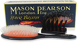 Szczotka do włosów, ciemny rubin - Mason Pearson Handy Nylon Hair Brush N3 Dark Ruby — Zdjęcie N1