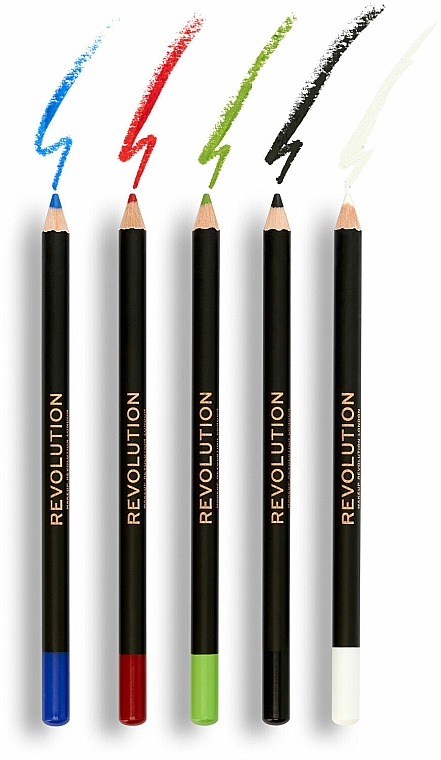 Zestaw - Makeup Revolution Creator Revolution Artist Kohl Eyeliner Set (eyeliner/5x1.3g) — Zdjęcie N3