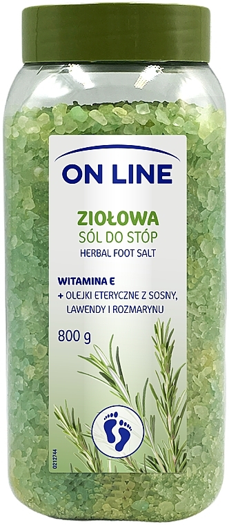 Ziołowa sól do stóp Relaks - On Line Herbal Foot Salt
