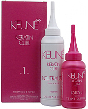 Kup Keratynowy balsam do włosów - Keune Keratin Curl Lotion 1 + Neutralizer