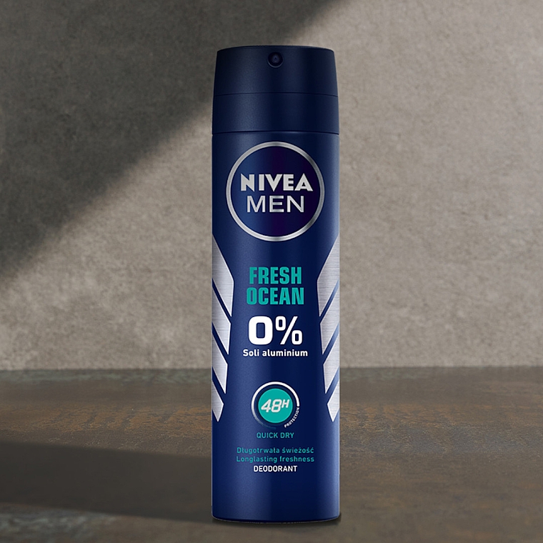 Dezodorant - Nivea Men Fresh Ocean 48H Quick Dry Deodorant — Zdjęcie N2