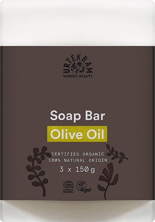 Organiczne pielęgnujące mydło w kostce Oliwa z oliwek - Urtekram Olive Oil Soap Bar Organic — Zdjęcie N1