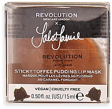 Maska do ust - Revolution Skincare X Jake Jamie Sticky Toffee Pudding Lip Mask — Zdjęcie N3