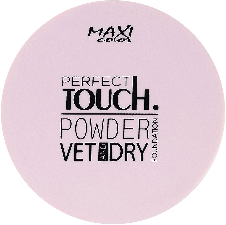 Puder do twarzy - Maxi Color Perfect Touch Powder Vet And Dry — Zdjęcie N2