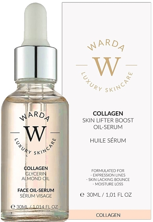 Olejek do twarzy - Warda Collagen Skin Lifter Boost Oil Serum — Zdjęcie N2
