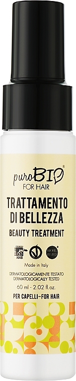 Kuracja upiększająca do włosów - puroBIO Cosmetics For Hair Beauty Treatment — Zdjęcie N1