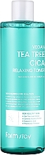 Kup Kojący tonik z olejkiem z drzewa herbacianego - Farmstay Vegan Tea Tree Cica Relaxing Toner