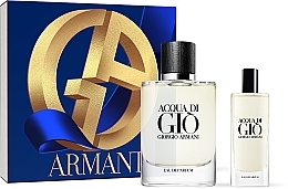 Giorgio Armani Acqua Di Gio Eau - Zestaw (edp 75 ml + edp 15 ml) — Zdjęcie N1