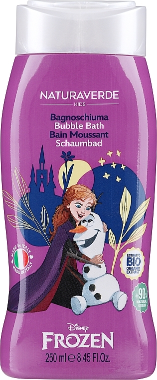 Płyn do kąpieli Kraina Lodu, Anna i Olaf - Naturaverde Kids Frozen Bubble Bath — Zdjęcie N1