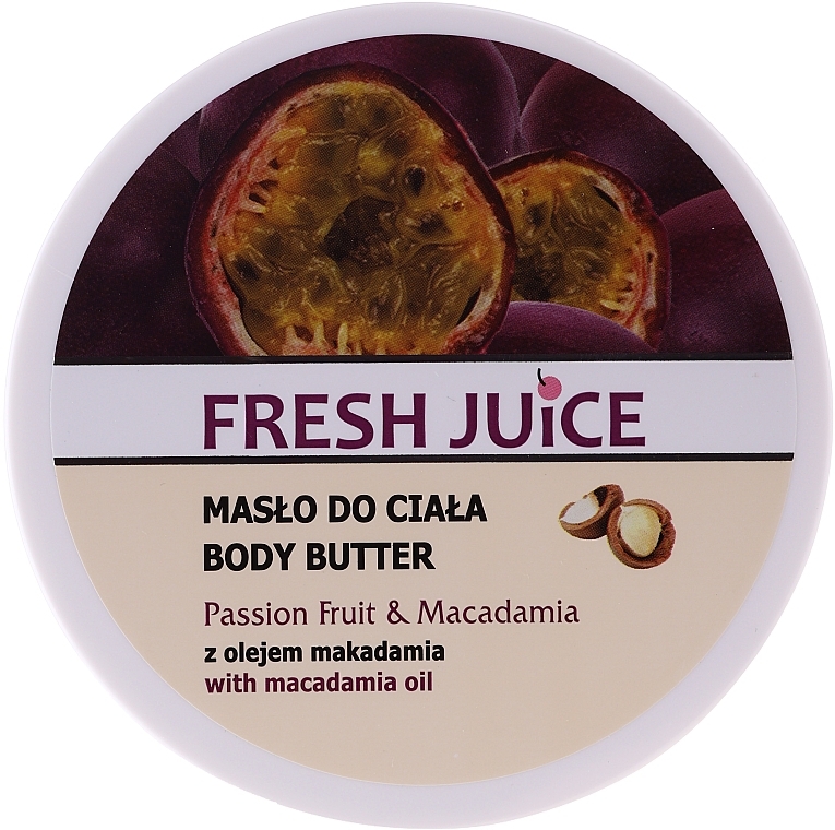 PRZECENA! Masło do ciała Marakuja i makadamia - Fresh Juice Passion Fruit & Macadamia * — Zdjęcie N1