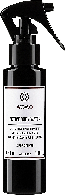 Suede & Pepper Aktywna woda do ciała - Womo Active Body Water Suede & Pepper — Zdjęcie N1
