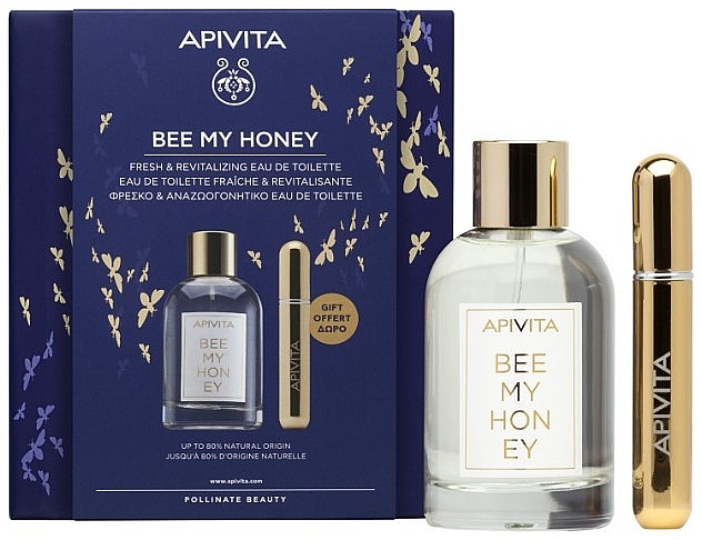 Apivita Bee My Honey - Zestaw (edt/100ml + edt/8ml) — Zdjęcie N1