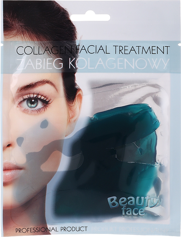 Terapia kolagenowa z morskimi pierwiastkami śladowymi - Beauty Face Collagen Hydrogel Mask — Zdjęcie N1