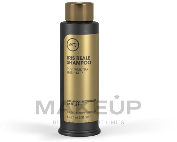 Rewitalizujący szampon do włosów cienkich - MTJ Cosmetics Superior Therapy Reale Iris Shampoo — Zdjęcie 200 ml