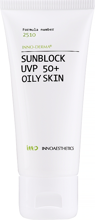 Ochrona przeciwsłoneczna SPF 50 - Innoaesthetics Inno-Derma Sunblock UVP 50+ Oily Skin — Zdjęcie N2