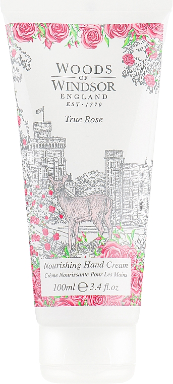 Odżywczy krem do rąk - Woods of Windsor True Rose Hand Cream — Zdjęcie N2