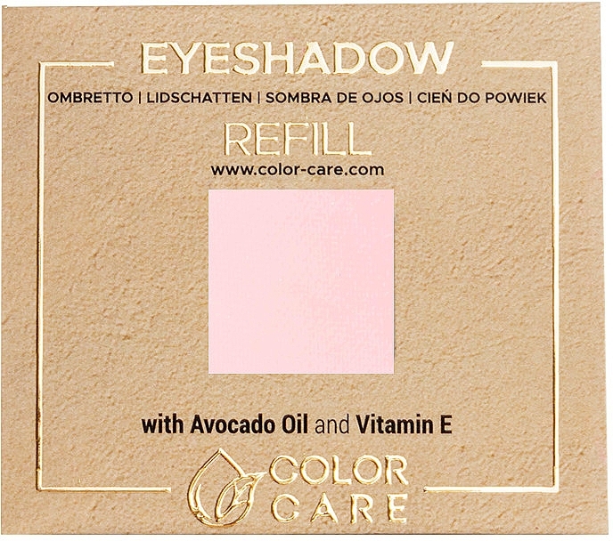 Matowy cień do powiek (wymienny wkład) - Color Care Eyeshadow Refill — Zdjęcie N1