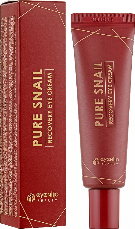 Krem do skóry wokół oczu ze śluzem ślimaka - Eyenlip Pure Snail Recovery Eye Cream — Zdjęcie N2