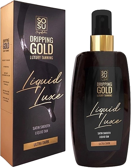 Samoopalacz do ciała w płynie - Sosu by SJ Dripping Gold Luxury Tanning Liquid Luxe Tan — Zdjęcie N1