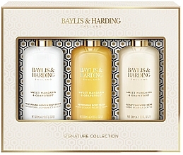 Kup Zestaw - Baylis & Harding Sweet Mandarin & Grapefruit Luxury Bathing Essentials Gift Set (sh/gel/300ml + sh/cr/300ml + b/lot/300ml)