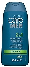 Kup Przeciwłupieżowy szampon i odżywka 2 w 1 dla mężczyzn - Avon Care Men 2in1 Gentle