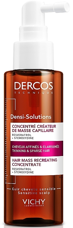 Koncentrat zwiększający gęstość włosów - Vichy Dercos Densi-Solution Hair Mass Recreating Concentrate