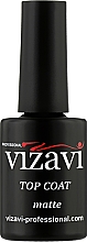 Kup Nielepiący się matowy top coat do paznokci - Vizavi Professional VTC-13